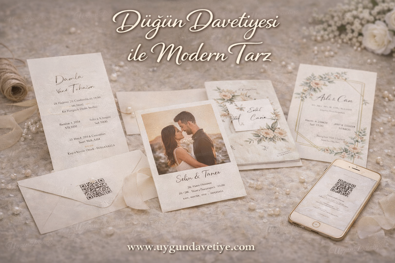 Düğün Davetiyesi ile Modern Tarz
