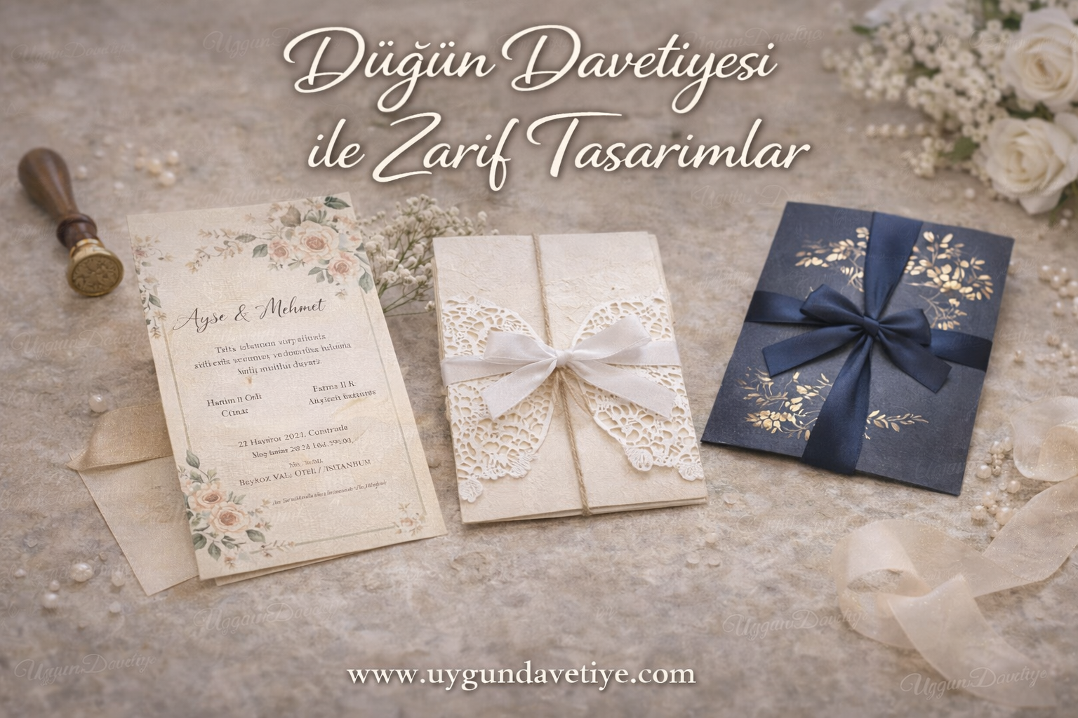Düğün Davetiyesi ile Zarif Tasarımlar