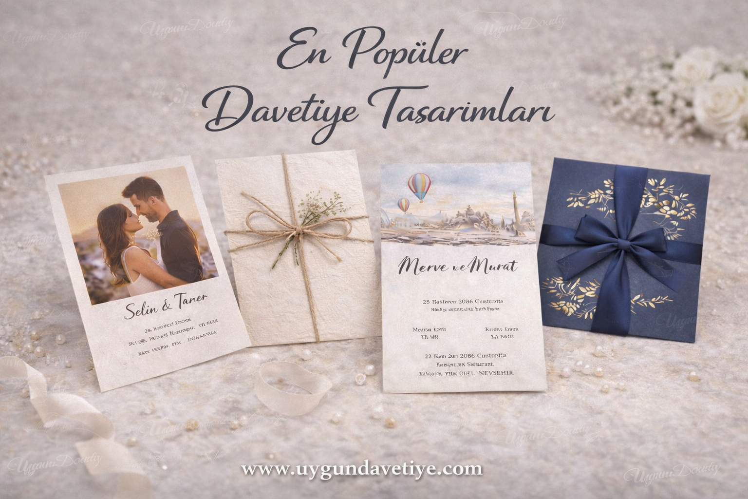 En Popüler Davetiye Tasarımları