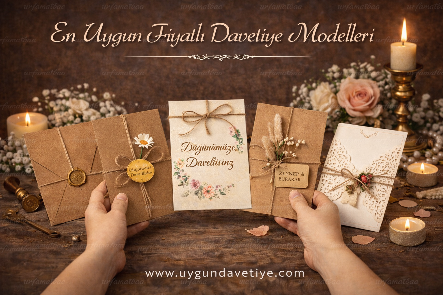 En Uygun Fiyatlı Davetiye Modelleri
