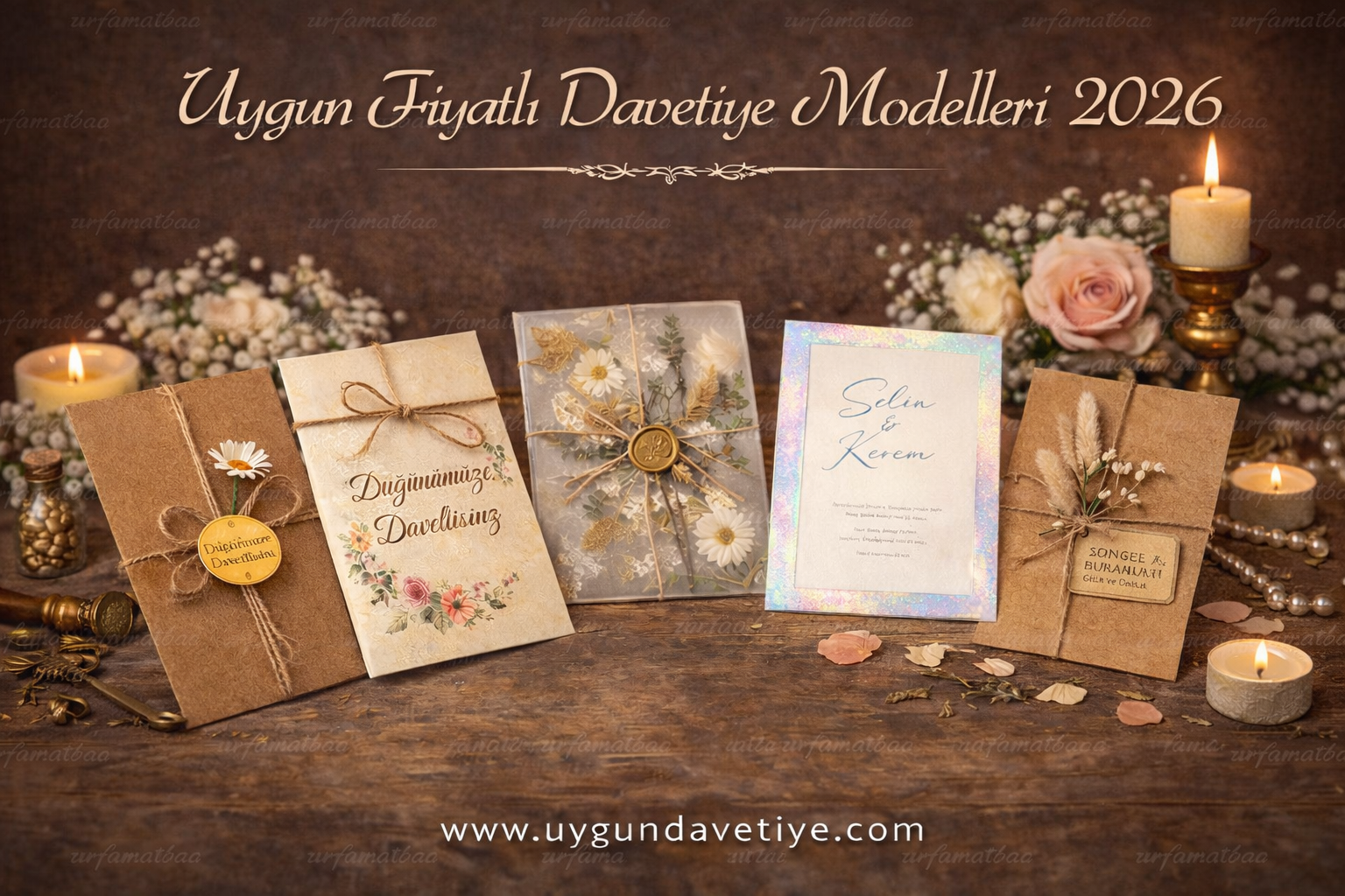 Uygun Fiyatlı Davetiye Modelleri 2026